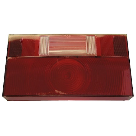 Peterson Replacement Lens For Peterson Trailer Light Part Number 25912 Red Single With BackUp Light V25912-25